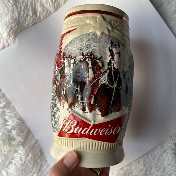 Budweiser 2015 35th Anniversary Edition Beer Stein First Snow of the Season - Picture 2 of 12